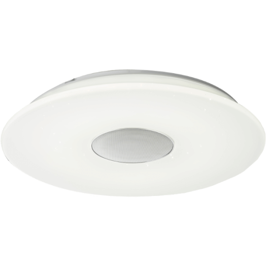 NICOLE MENNYEZETI LED LÁMPA 50W 2600LM RGB TÁVIR. D:53CM FEHÉR OPÁL