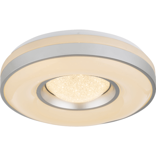 COLLA MENNYEZETI LED LÁMPA 24W 1000LM D:41CM KRÓM/AKRIL