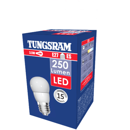 TUNGSRAM LED GÖMB E27 3,5W 250LM 2700K 15000H P45