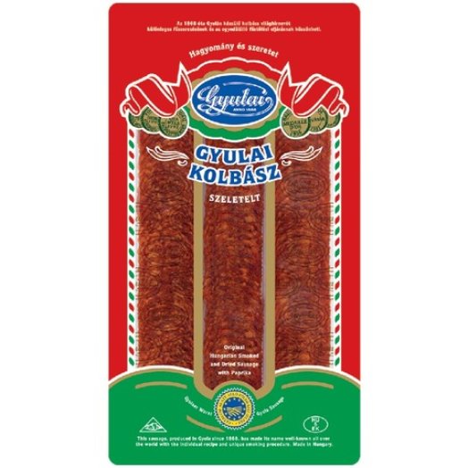 Gyulai vagy Csabai szeletelt kolbász