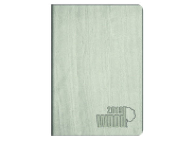 Wood agenda A5 napi bézs