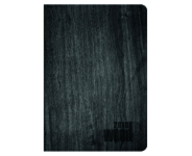Wood agenda B5 heti fekete