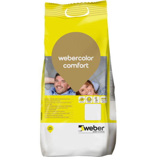 WEBER COLOR COMFORT SZÍNES FUGÁZÓ 5KG SZÉNFEKETE
