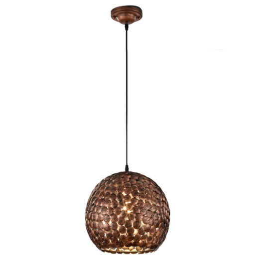 FRIEDA FÜGGESZTÉK E27 40W 150X33CM FÉM ANTIK VÖRÖSRÉZ Outlet
