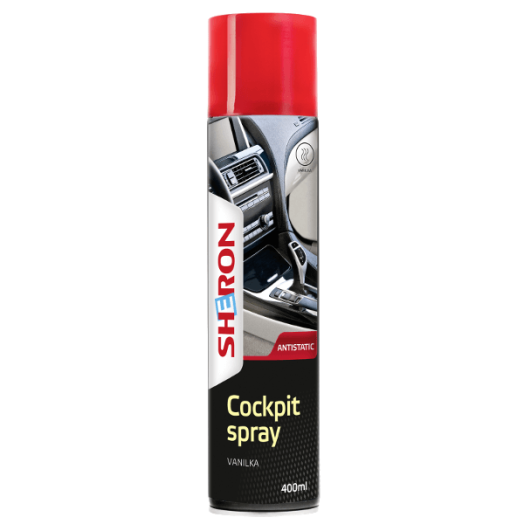 SHERON COCKPIT SPRAY SHINE VANILIA  AEROSOL 400ML