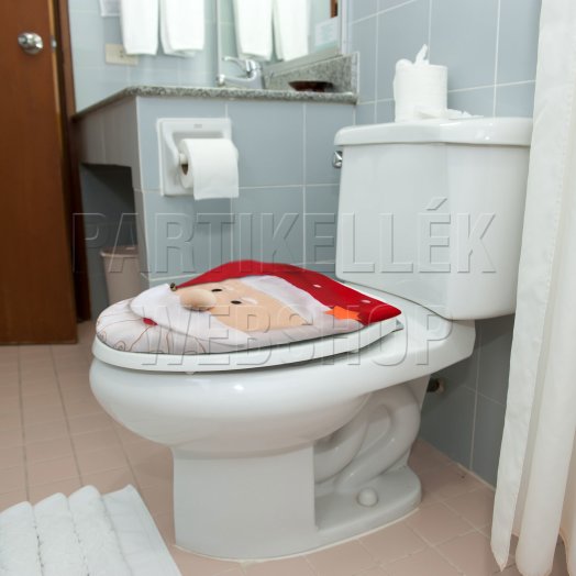Karácsonyi WC ülőke Mikulás mintával