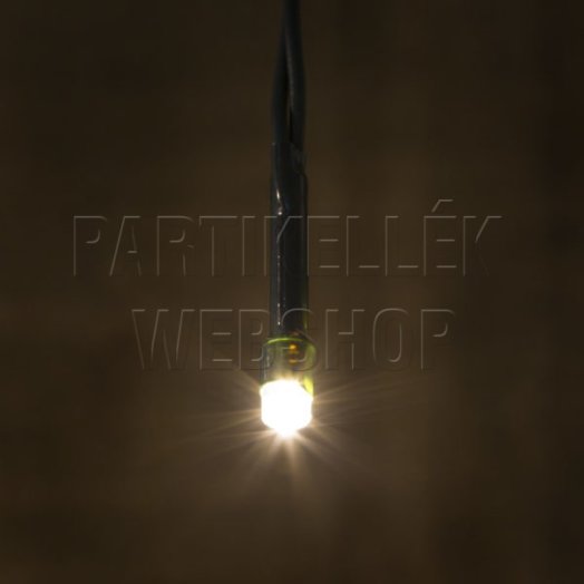 Karácsonyi fényfüzér 5m – meleg fehér, beltéri (100 LED)