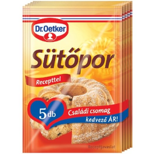 Dr. Oetker vanillincukor vagy sütőpor családi csomag