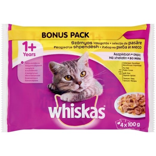 Whiskas alutasakos macskaeledel