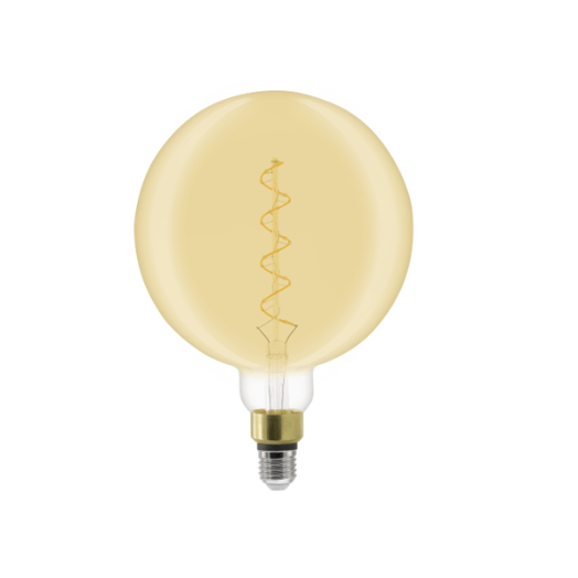 HELIAX LED FILAMENT FÉNYF. E27 6W GÖMB-200 300LM 2000K DIM BOROSTYÁN