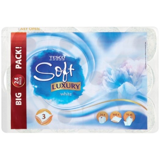 Tesco Soft Luxury toalettpapír