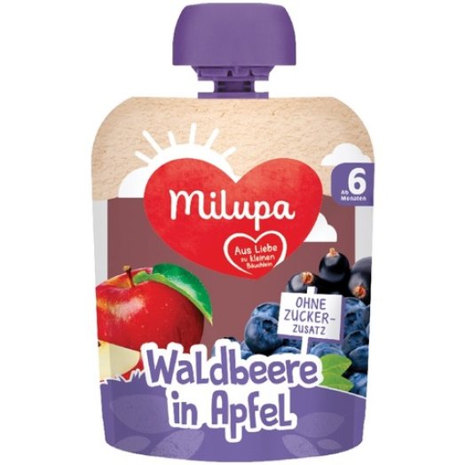 Milupa tasakos gyümölcspüré