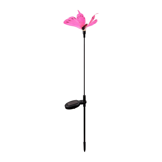 SZOLÁR PILLANGÓ SWING RÓZSASZÍN LED 1XAAA / 600MAH Outlet