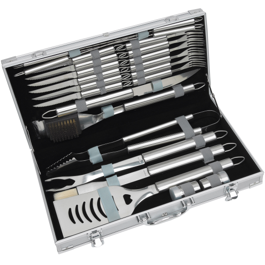 GRILLKÉSZLET 24 DB-OS ACÉLKOFFERBAN Outlet