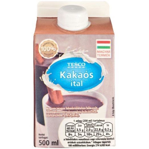 Tesco kakaós ital