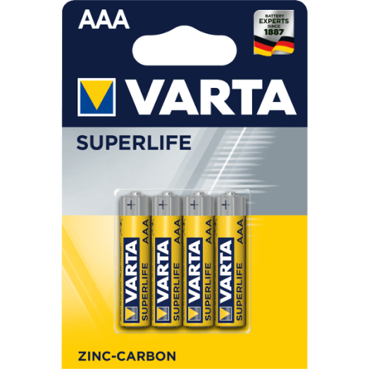 VARTA SUPERLIFE MIKRO ELEM AAA 4DB/BLISZTER
