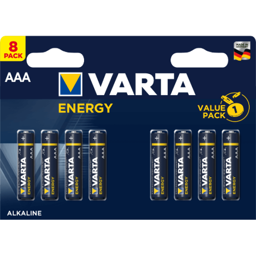 VARTA ENERGY ALKÁLI MIKRO ELEM AAA 8BL 1,5V LR06