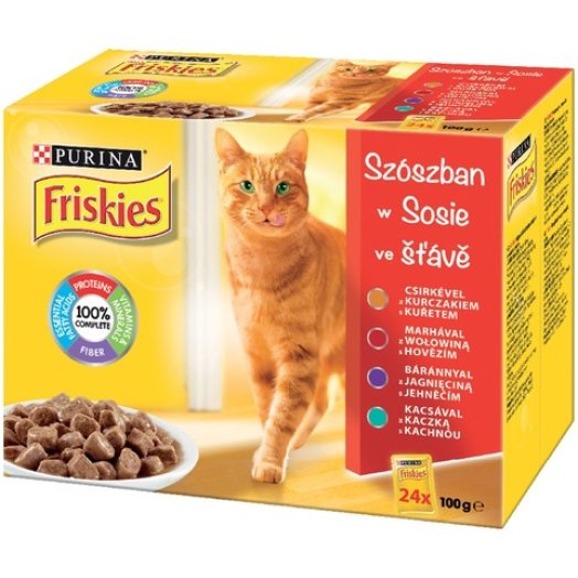 Friskies alutasakos macskaeledel megapack