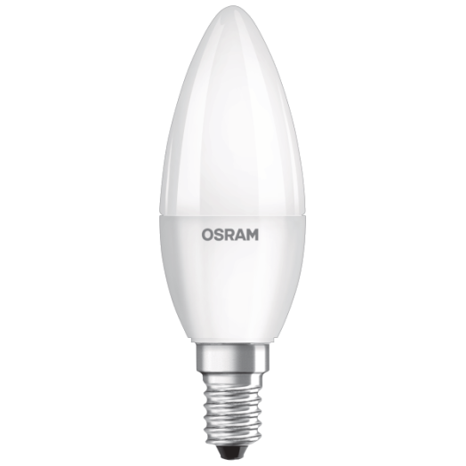 LED FÉNYFORRÁS STAR+ GYERTYA E14 5,5W 470LM 40 MATT MŰANYAG 2XDIM