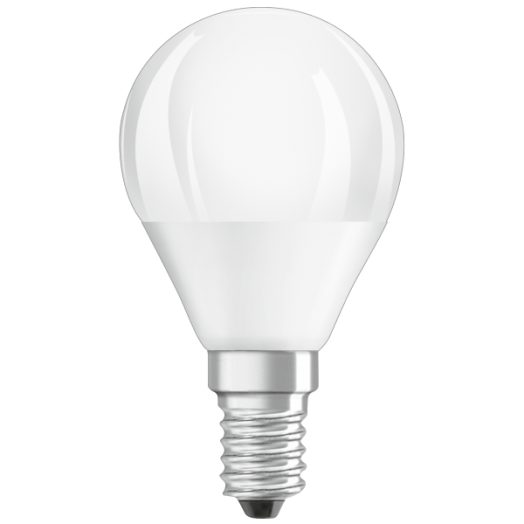 LED FÉNYFORRÁS STAR+ KISGÖMB E14 5,5W 470LM 40 MATT MŰANYAG 2XDIM