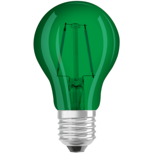 LED FÉNYFORRÁS STAR+ KÖRTE E27 2W 136LM 15 ÜVEG DEKOR ZÖLD