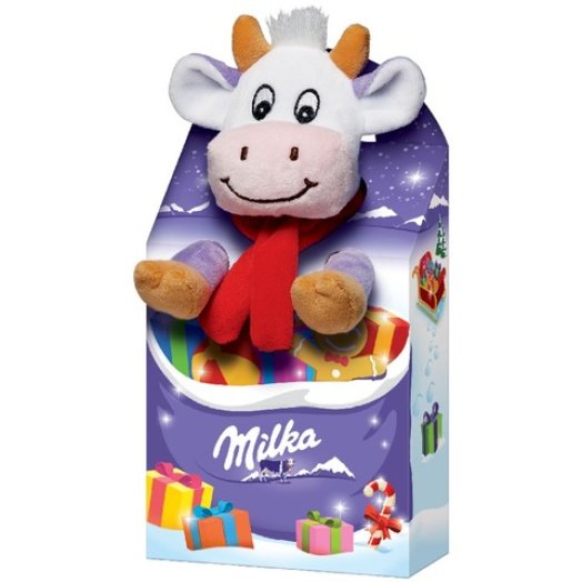 Milka ajándékcsomag plüssjátékkal