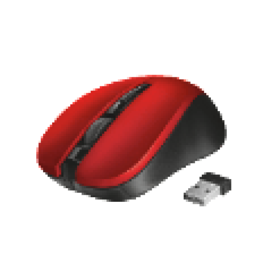 Mydo silent piros vezeték nélküli egér (21871)