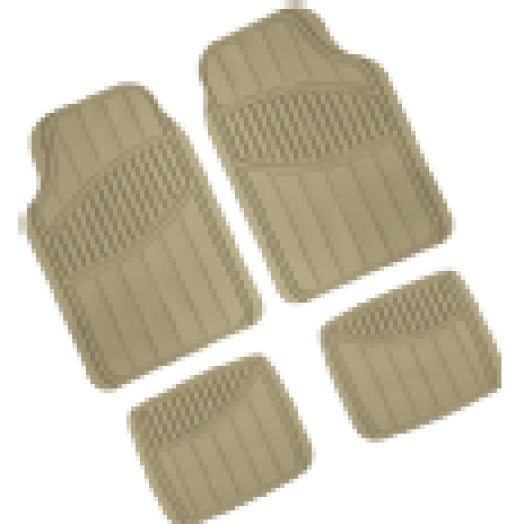 0126515 Kyoto autós PVC szőnyeg , 4db, bézs