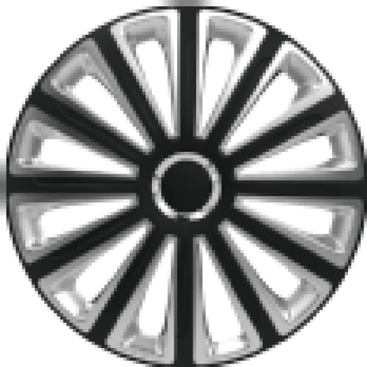 08117664 Versaco Aviator dísztárcsa szett, 15""-os méretben, karbon-fekete, 4 db