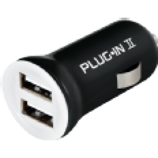 0139012 Szivargyújtós töltő 2x 2100mA