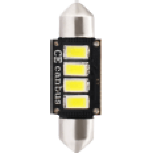 72LB334W Szofita LED 36mm 4x5730 SMD Can-Bus fehér, 1 db