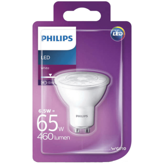 LED FÉNYFORRÁS SPOT GU10 6.5W 500LM 3000K 15000H 120D MATT