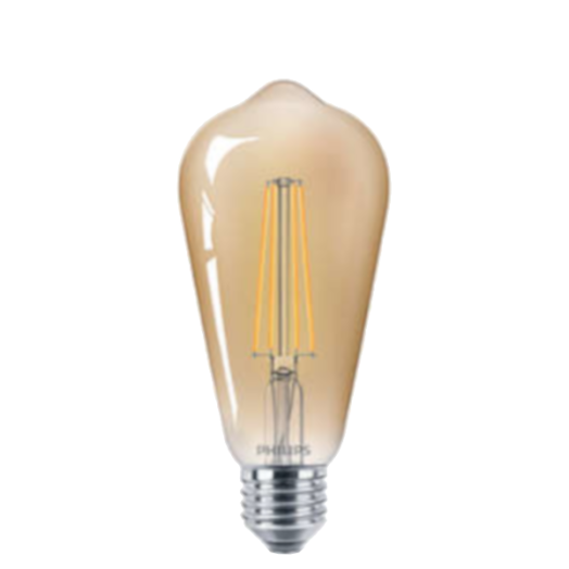 LED FÉNYFORRÁS KÖRTE E27 7W DIM 630LM 2000K 15000H ST64 VINTAGE