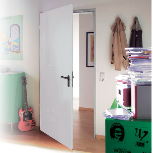 ZK FEHÉR AJTÓELEM 875X2000MM DIN JOBBOS/BALOS SAROKTOK+KILINCS Outlet
