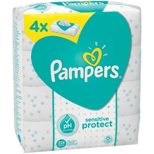 Pampers törlőkendő négyes kiszerelés