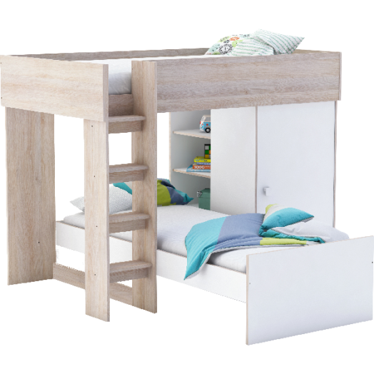 TRENO KOMBIÁGY 275,2X122X150X5CM FF:90X200CM FEHÉR/AKÁC Outlet