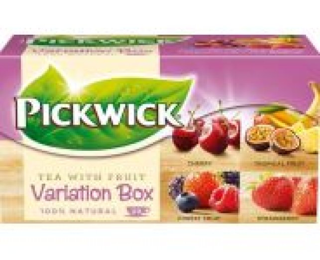 Pickwick Variációk I. fekete tea gyümölcsökkel 20x1,5 g