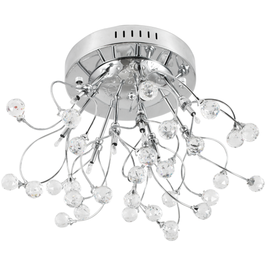 AMÉLIA MENNYEZETI LÁMPA KRÓM KRISTÁLY G4 12V 10X10W R:280074 Outlet
