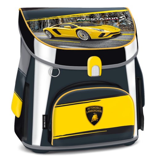 Lamborghini kompakt easy mágneszáras iskolatáska