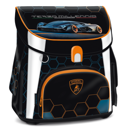 Lamborghini mágneszáras iskolatáska