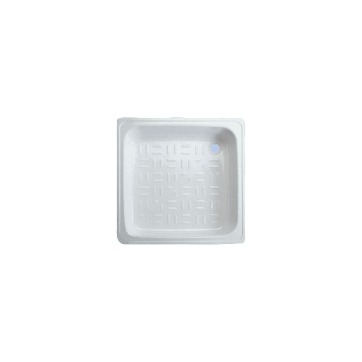 ACÉLLEMEZ ZUHANYTÁLCA 90X90X14,5 CM SZÖGLETES, FEHÉR Outlet