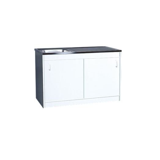 KOMPLETT MOSOGATÓSZEKRÉNY 800X500MM TOLÓAJTÓS,FEHÉR,1 MEDENCÉS TÁLLAL Outlet