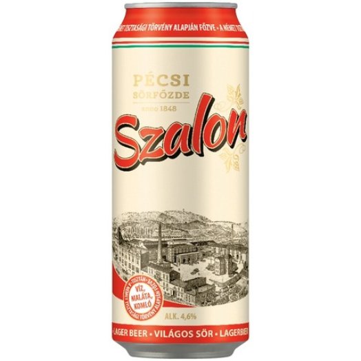 Szalon dobozos világos sör