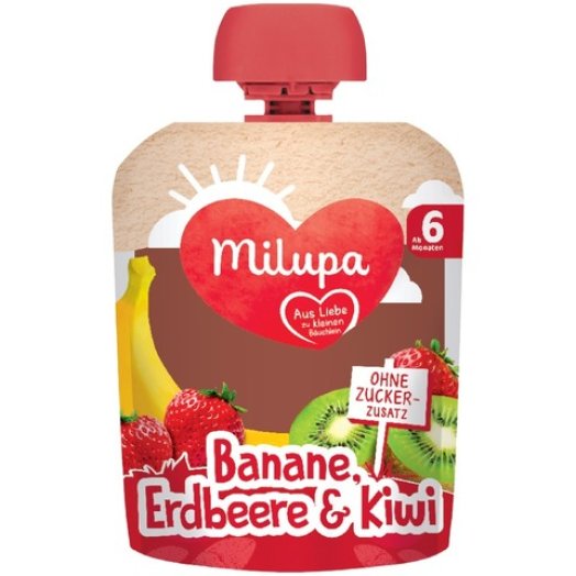 Milupa tasakos gyümölcspüré