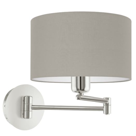 PASTERI FALIKAR E27 60W IP20 TEXTIL TÓPSZÍN D:23CM Outlet