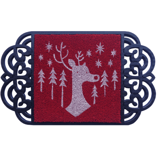 LÁBTÖRLŐ GUMI, KÓKUSZ BETÉTES 75X45CM ŐSZI-TÉLI DESIGN CSERÉLHETŐ Outlet