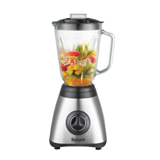 TURMIXGÉP ST-FP0055, 500W 1,25L, ÜVEG,ROZSDAM. ACÉL, 4 SEB Outlet