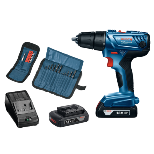 AKKUS FÚRÓ/CSAVAROZÓ 18V 2 SEBESSÉG BOSCH KÉK GSR 180-LI 2 *U:325360* Outlet