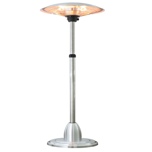 KÜLTÉRI ELEKTROMOS HŐSUGÁRZÓ 2100W 170-210CM, ÁLLÍTHATÓ MAGASSÁGÚ Outlet