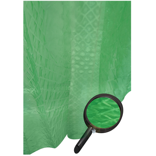 ZUHANYFÜGGÖNY 3D 200X180CM SQUARE GREEN Outlet